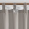 Threadmade Home Matine Solid Tab Top Indoor/Outdoor Window Curtain, Gray - 52"W x 84"L